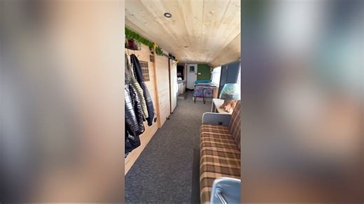 Double decker bus gets makeover to become family-of-six' main home