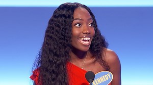 Fill in the BLANK. A man might be intimidated by a woman with a better WHAT? 🚗🚗🚗 #FamilyFeud #SteveHarvey | Family Feud