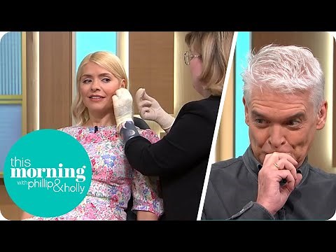 Holly Gets Her Ears Pierced Live in the Studio | This Morning