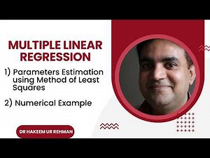 Estimating Multiple Linear Regression Parameters (Least Squares Method Explained) | Matrix Method