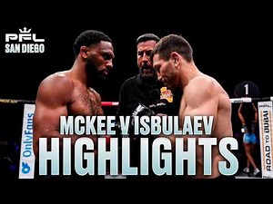 INCREDIBLE FIGHT!! | AJ McKee v Salamat Isbulaev | Highlights | PFL San Diego