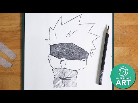 Cute Gojo Satoru - Easy Drawing Tutorial