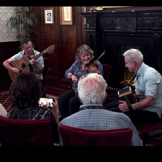 14K views · 485 reactions | “The Ballyhoura Mountains Polka” with Jim Murray and Richard Lucey in Killarney, County Kerry on Eileen's July Wild Atlantic Music Tours  #wildatlanticmusictours_eileenivers #tradmusic #livemusic #fiddle | Eileen Ivers | Facebook
