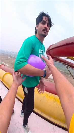 Bella ciao parkour balloon catch challenge fail pov
