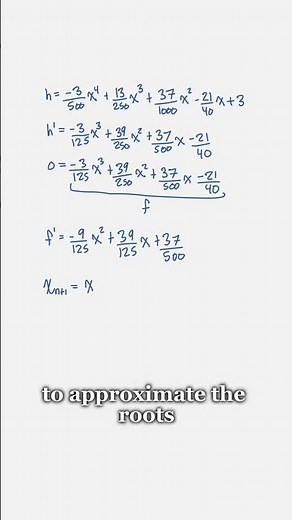 Practical application of calculus