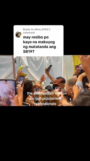 Replying to @thine_0102 the a'tin fandom who act like they're better than bini fans because they are professionals apparently