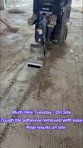 Effective Tile Adhesive Removal with NFE 5700 Scraper