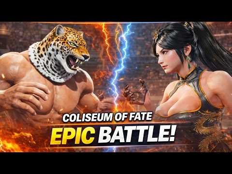 King vs Reina at Coliseum of Fate | Epic Fight - Tekken 8 Gameplay