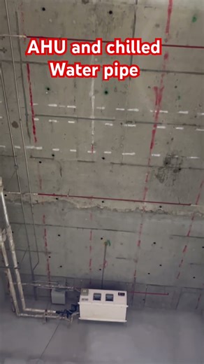 Chilled water system in AHU