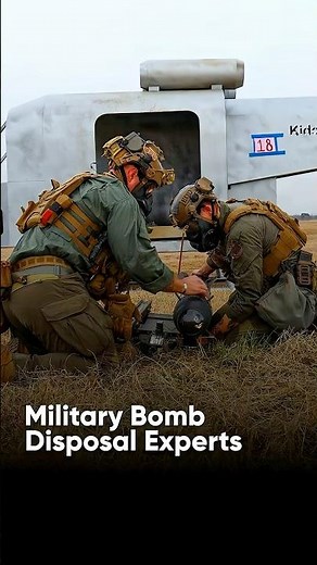 The Soldier Whose Only Job Is To Walk Toward The Bomb! 😱| Military EOD Explained #EOD #bombdisposal
