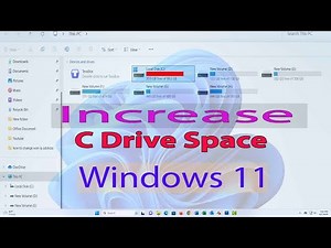 How to Increase C Drive Space in Windows 11| Extend C Drive |