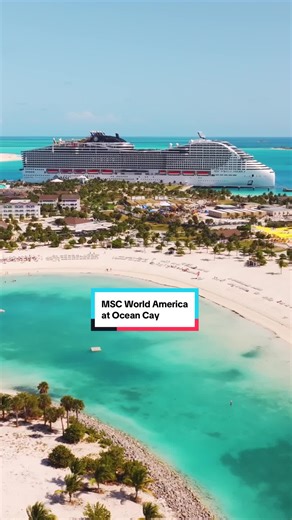 Exploring Ocean Cay with MSC World America