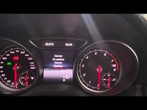How to reset the service in the Mercedes A-Class?