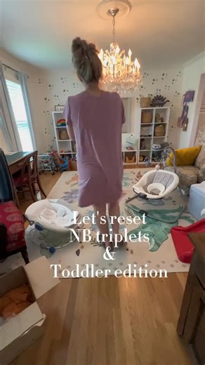 Husband is out of town today so on my own with all four! #spontaneoustriplets #momsoftiktok #dadsoftiktok #babiesoftikto | Jude Cooke