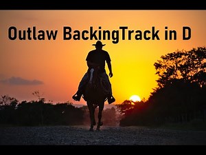 Backing Track in Outlaw Country (D)