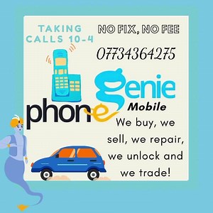 🧞‍♂️We are mobile Monday-Saturday 10am-4pm Closed Sunday🧞‍♂️ 🧞‍♂️http://phonegenie.biz🧞‍♂️ 🧞‍♂️info@phonegenie.biz🧞‍♂️ 🧞‍♂️https://twitter.com/Phonegenie20🧞‍♂️ 🧞‍♂️07734 364275🧞‍♂️ 🧞‍♂️We Repair🧞‍♂️We Unlock🧞‍♂️We Buy🧞‍♂️We Sell🧞‍♂️We Trade🧞‍♂️ 🧞‍♂️Repairs@phonegenie.biz🧞‍♂️ 🧞‍♂️Instagram @phone_genie🧞‍♂️ https://www.facebook.com/phonegenieGY/ | The Mobile phone genie