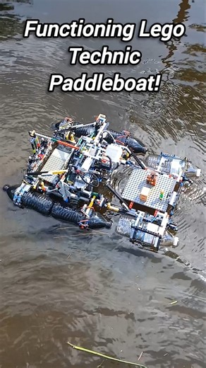 Lego Technic RC Paddle Boat Tested to its LIMITS!
