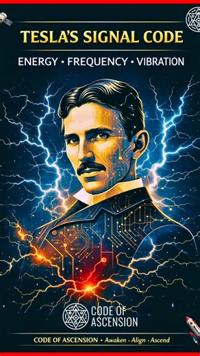 Code of Ascension 🚀✨ on Instagram: "Tesla’s “signal code” is simple: Energy. Frequency. Vibration. You don’t attract with wishing..You attract with what you repeatedly broadcast. ⚡️ Try the 60-second Tesla Reset and tune your state back to calm power. 🎁 Free “Manifesting Your Dreams” eBook: Link In Bio Follow @CodeOfAscension 🚀 #CodeOfAscension #NikolaTesla #EnergyFrequencyVibration #Frequency"