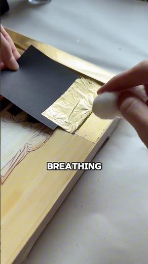 What is Gold leaf gilding?