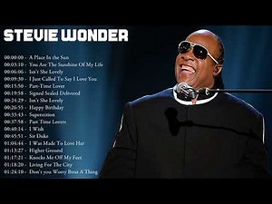 Stevie Wonder Greatest Hits Playlist Full Album - Best Of Stevie Wonder Collection Of All Time