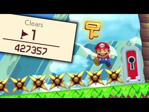 1 in 427,000 beat this | Meet Mario Maker 2's Hardest Level