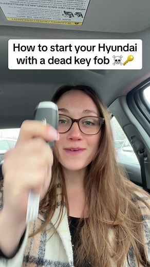 How to start your Hyundai with a dead key fob ☠️🔑 #howto #howtotiktok...