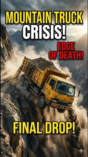 GILA! Truk Mitsubishi Oleng di Turunan Curam! #almirazeinna #dumptruck #excavator