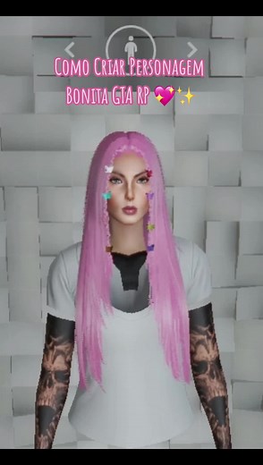 Como Criar Personagem Bonita GTA RP 💖✨