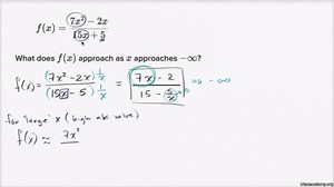 End behavior of rational functions