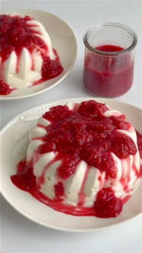 Raspberry Cream Dessert 🍰 🩷 made with Simply Desserts Gelatin Alternative