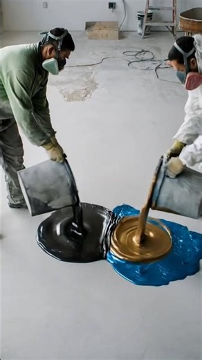 Small Space, Big Upgrade🔥Metallic Epoxy Floor Reveal