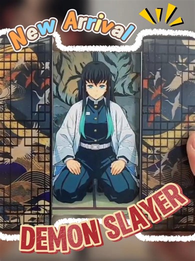 Unpacking Special Acrylic Demon Slayer Cards