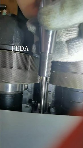 FEDA Thread Rolling Machine FD-15T provides a professional solution for ball head screw processing.