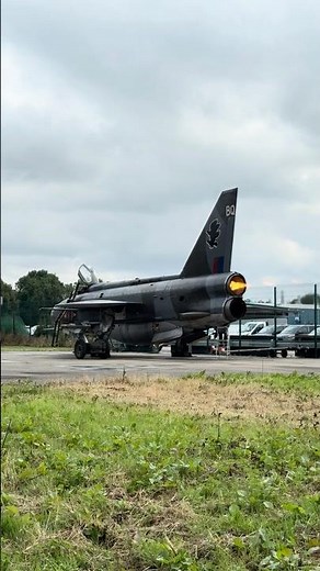 English Electric Lightning F6 XS904 Engine Run with REHEAT! Lightning Preservation Group