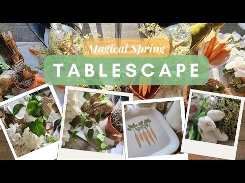 Spring Garden Tablescape 🌿 Easy & Affordable Tablescape Ideas🌷Spring Garden Party Table🐰 Host Ideas