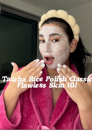 Glowing skin with @Tatcha US 🌟 💜💜💜💜 #tatcha #tatchacollectivepartner #skincare #skincareroutine #tatcharicepolish