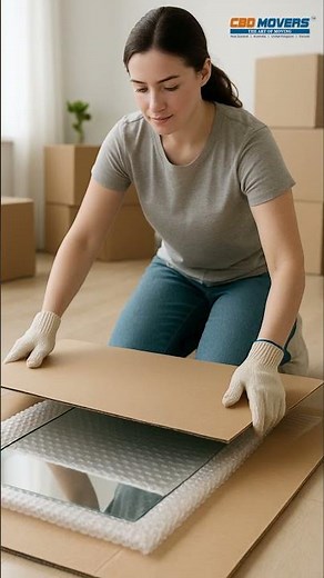 How to Pack a Mirror Safely 🪞 Moving Tips by CBD Movers New Zealand