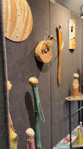 2.4K views · 71 reactions | All set up at the West Michigan Potters Guild show today noon-7pm Saturday 9-4 2250 East ParisSE Grand Rapids MI Doors opening 20 minutes. Come on down( or up:) #westmichiganpottersguild #birdart | Tonya Rund Art Studio | Facebook