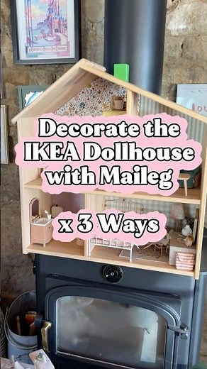 3 ideas to decorate your IKEA dollhouse with Maileg | Dollhouse Inspo #dollhousedecor #dollhouse