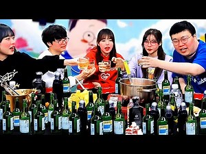 Legendary drinking mukbang with naughty female streamers lol