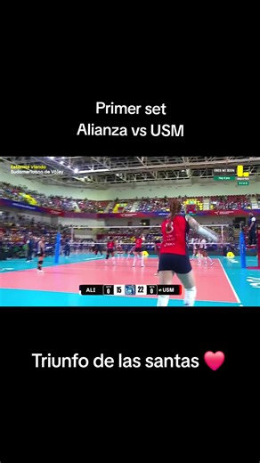 Primer set Alianza vs USM: Análisis y Highlights