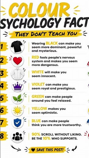 Colour Psychology Facts They Don’t Teach You 🤯 #motivation #germany #motivation