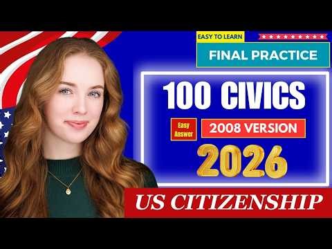 2026, RANDOM 100 civics questions and answers - U.S. citizenship interview I N400 Interview #n400