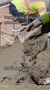 Don’t curb your enthusiasm for this I-10 Broadway Curve Improvement Project update! Crews recently placed concrete for curb and gutter along the westbound I-10 on-ramp at 32nd Street. Crews also performed ramp reconstruction, lighting and traffic signal work in the area. | Arizona Department of Transportation
