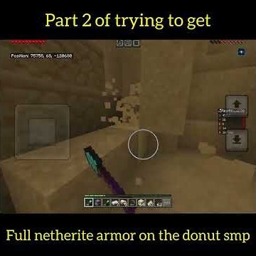 Part 2 of trying to get full netherite armor on the donut smp!