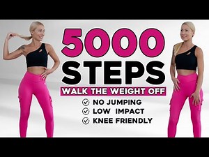 5000 STEPS WALKING WORKOUT | 5K Steps Challenge! 30 Min Fat Burning Endurance Knee Friendly