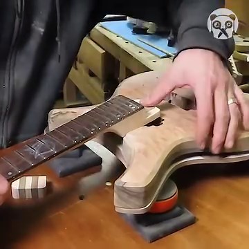 3.4M views · 85K reactions | Process of making high end custom guitars | Crafty Panda | Facebook