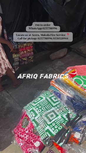 We have these beautiful Ankara available for wholesale and retail African prints at affordable prices🏷️ For your palazzo, kimonos, Bubu and kaftans Available for wholesale and retail.🛍️ Delivery is available📍 Dm 0257788996 to place your order. We're located at Accra, Makola Fire Service Call for pickup 0257788996/0550520944 Ankara and tribal prints Fashion designers and ready to wear vendors Delivery services available Shop now at Afriq Fabrics #afriqfabrics #tribalprints #ankara #africantikt