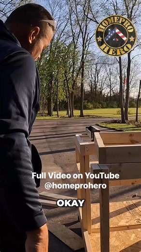 Miter saw dropdowns installed and dialed in—precision meets portability on this mobile workbench build. Plans linked in the video. #DIYWorkbenchPlans #MiterSawBuild #HomeProHero | HomePro Hero