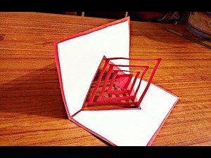 DIY 3D magical POP UP card Crafts-Handmade Craft